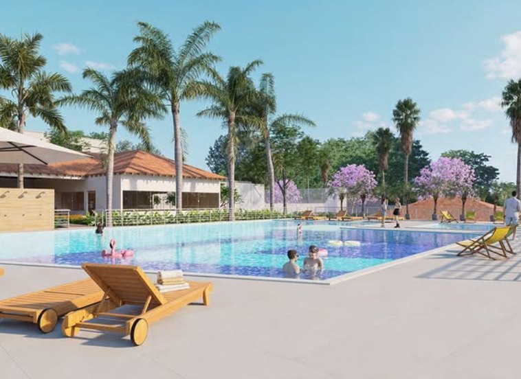 Piscina do condomínio